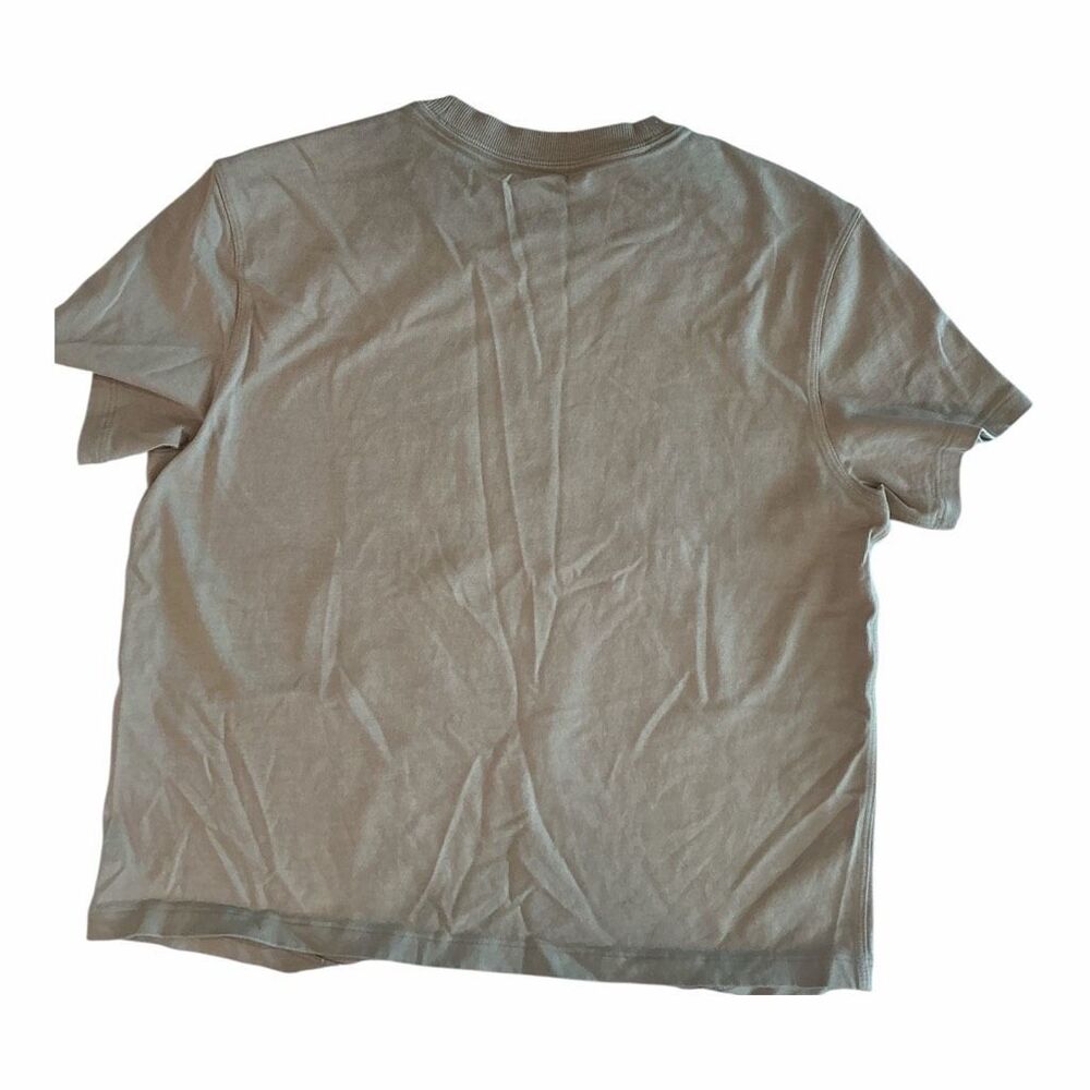 Lululemon Women's Size 4 Tan 1998 Vintage Inspired Short Sleeve T-Shirt Top